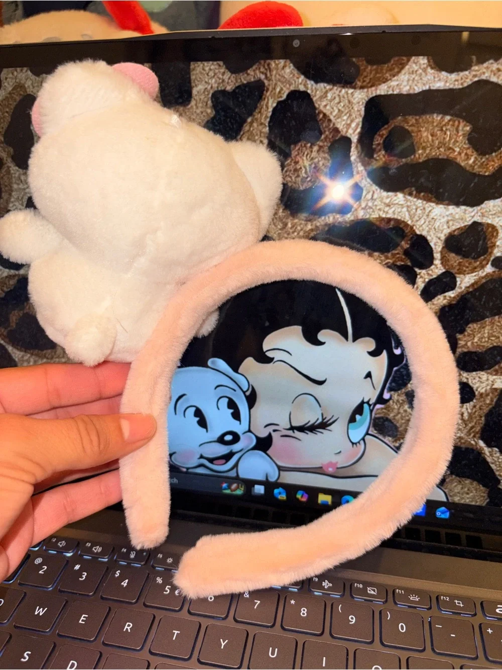 Hello kitty Pink Headband with Bow